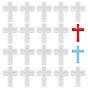 20Pcs DIY Silicone Molds, Resin Casting Molds, For UV Resin, Epoxy Resin Jewelry Pendants Making, Cross