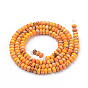 Synthetic Imperial Jasper Beads Strands, Dyed, Rondelle