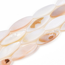 Естественных пресноводных оболочки бисер нитей, плоский конский глаз