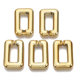 Пластиковые соединительные кольца ccb, разъемы для быстрой связи, для изготовления ювелирных крестиков, прямоугольные