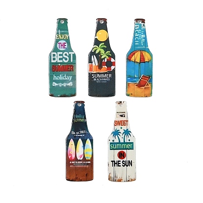 Печатные акриловые подвески, бутылка пива