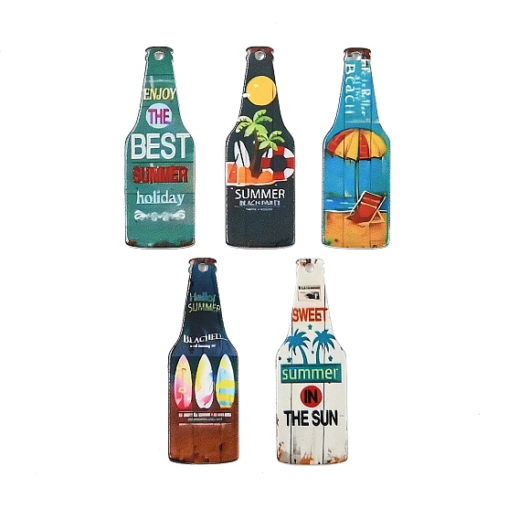 Печатные акриловые подвески, бутылка пива