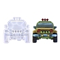 SUV Car DIY Silicone Molds, Fondant Molds, Resin Casting Molds, for Chocolate, Candy, UV Resin & Epoxy Resin Craft Making