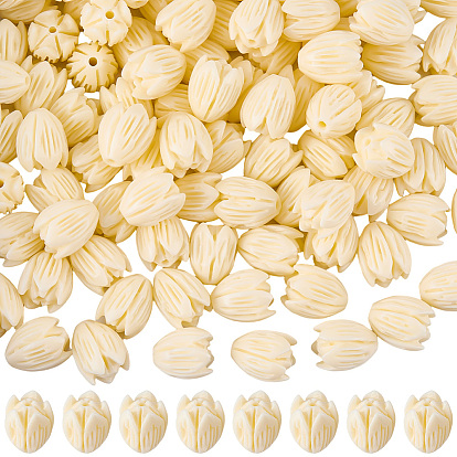 100шт. синтетические коралловые бусины, цветок