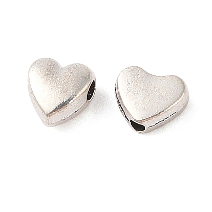 Сплавочные овальные бусины тибетского стиля , без кадмия и без свинца, сердце