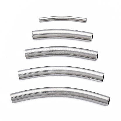 201 из нержавеющей стали бусы, кривой трубки