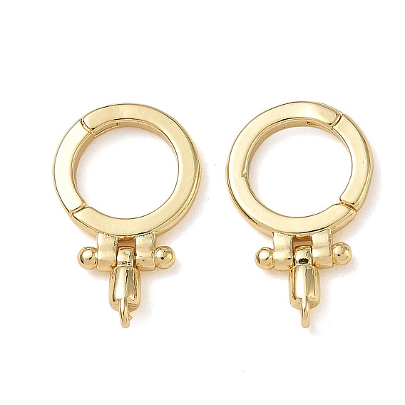Brass Spring Ring Clasps