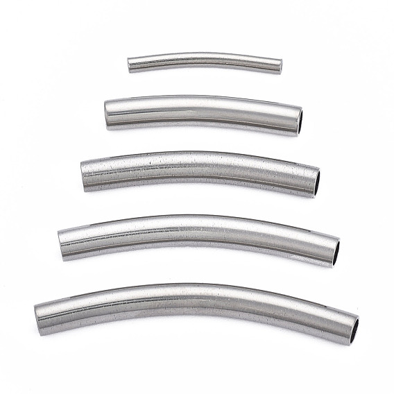 201 из нержавеющей стали бусы, кривой трубки