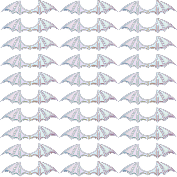 Крылья демона радуга переливающаяся искусственная кожа украшения аксессуары, для одежды своими руками, шляпа, пакет