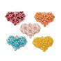 Бисер бисерные подвески, Сердце подвески