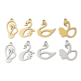 201 подвески из нержавеющей стали, лебедь прелести