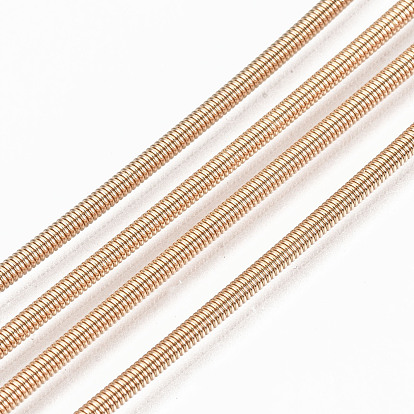 Steel Memory Wire, for Collar Necklace Making, Long-Lasting Plated, Necklace Wire