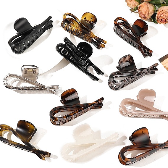 Пластиковые заколки для волос «дельфин» с большими когтями, аксессуары для волос для женщин и девочек