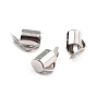304 Stainless Steel Slide On End Clasp Tubes, Slider End Caps