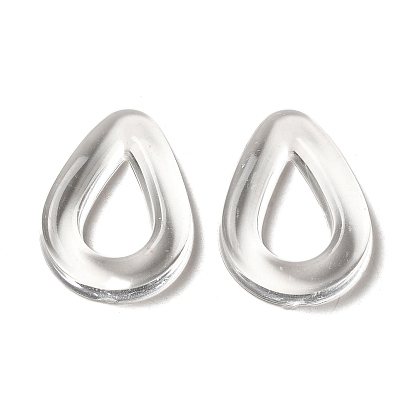 Прозрачные акриловые связывая кольца, слеза