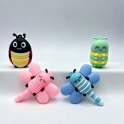 PVC Plastic Pendants, Insects Chamrs