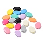 Baking Paint Acrylic Beads, Oval