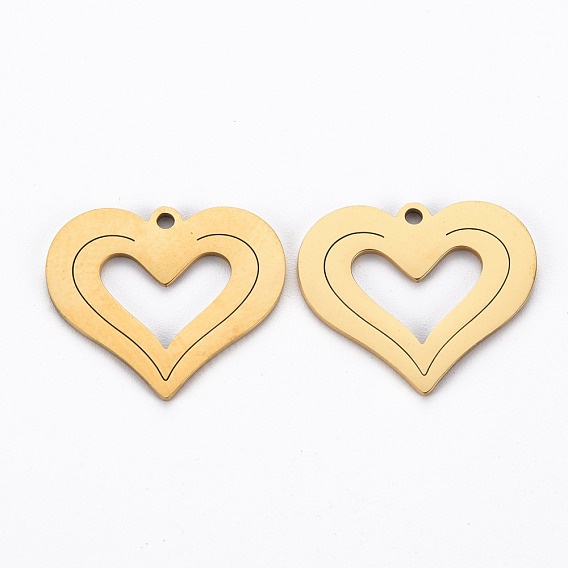 Ионное покрытие (ip) 201 подвески из нержавеющей стали, резать, сердце