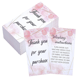 240шт. бумаги с цветочным принтом, карточки с инструкциями по уходу, прямоугольник со словом