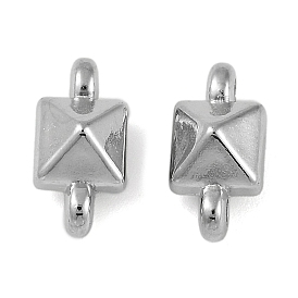 CCB Plastic Connector Charms, Pyramid Links