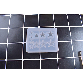 Star Decoration Silicone Molds, for UV Resin, Epoxy Resin Jewelry Making