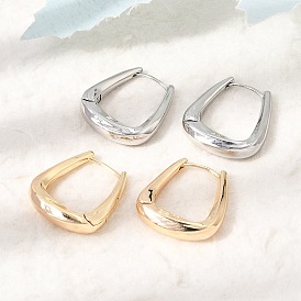 Brass Hoop Earrings for Women