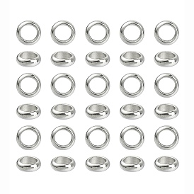 304 Stainless Steel Beads, Ring