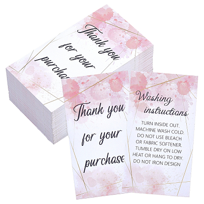 240шт. бумаги с цветочным принтом, карточки с инструкциями по уходу, прямоугольник со словом