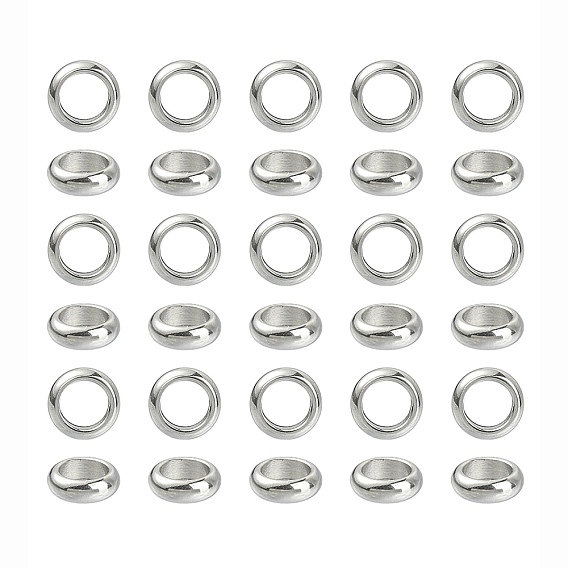 304 из нержавеющей стали бусы, кольцо