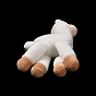 Cartoon PP Cotton Plush Simulation Soft Stuffed Animal Toy Alpaca Pendants Decorations, for Girls Boys Gift
