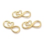 304 Edelstahl Links, Infinity mit Herz