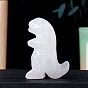 Gemstone Carved Healing Dinosaur Figurines, Reiki Energy Stone Display Decorations