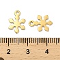 304 Stainless Steel Charms, Snowflake Charms