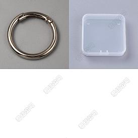 10шт. сплав пружинных затворных колец, круглые кольца