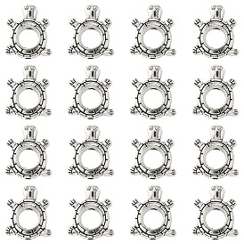 30шт. рамка из сплава в тибетском стиле, черепаха