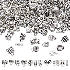 120шт 12 стилизованные тибетские поручни из сплава, петля под залог, бейлы