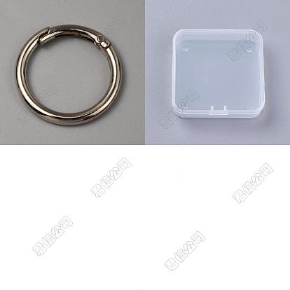 10шт. сплав пружинных затворных колец, круглые кольца