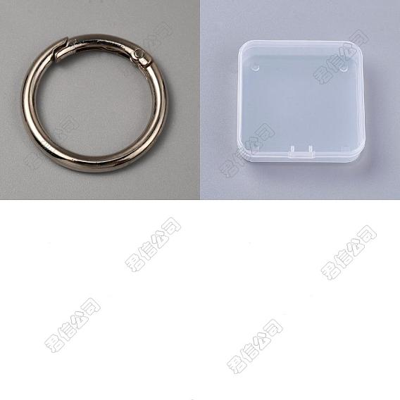 10шт. сплав пружинных затворных колец, круглые кольца