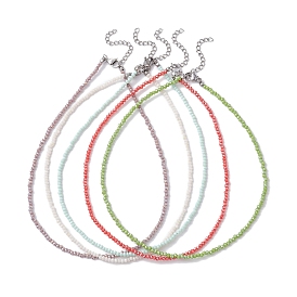 Colliers de perles de verre étincelants