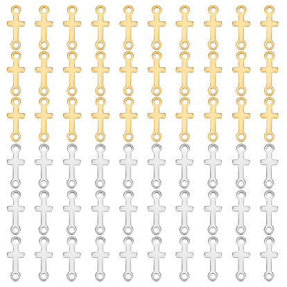 60 шт. 2 цветное ионное покрытие (ip) 304 подвески из нержавеющей стали, боковые перекрестные ссылки