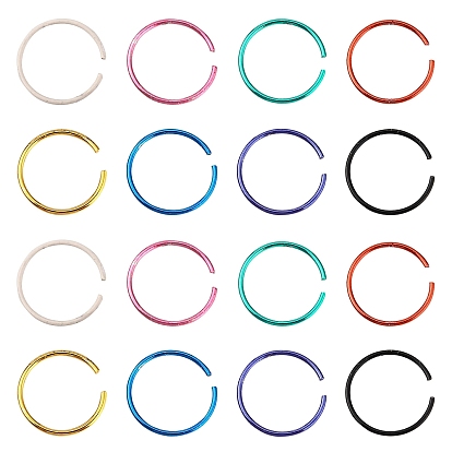 316l хирургические кольца из нержавеющей стали для носа, украшения для пирсинга носа, персонализированные ювелирные изделия для законодателей мод