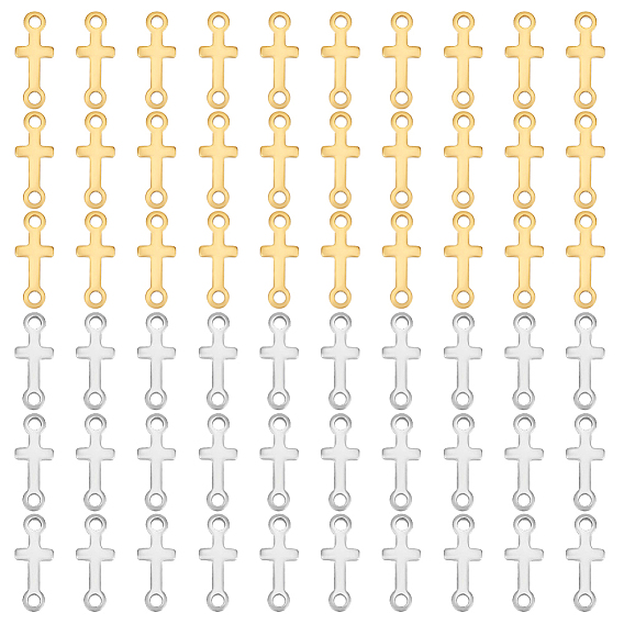 60 шт. 2 цветное ионное покрытие (ip) 304 подвески из нержавеющей стали, боковые перекрестные ссылки