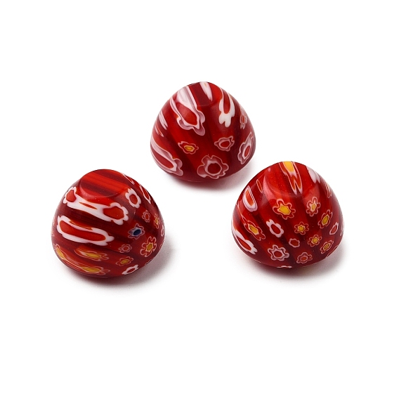 Бусины ручной работы тысячецветник бисера, треугольные, без отверстия , граненые