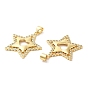 Brass Micro Pave Cubic Zirconia Pendants, Lead Free & Cadmium Free, Star with Heart Charms