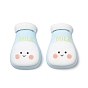 Opaque Resin Cabochons Accessories, Milk Bottle