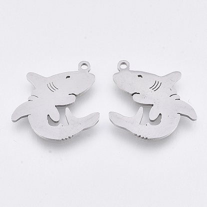 201 подвески из нержавеющей стали, подвески для лазерной резки, форма акулы