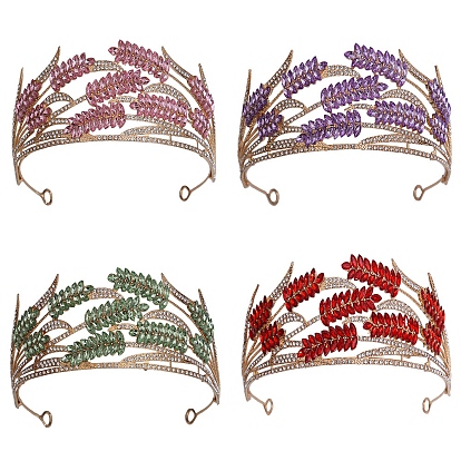 Сплав горный хрусталь ленты для волос, аксессуары для волос для женщин и девочек, свадебный венец