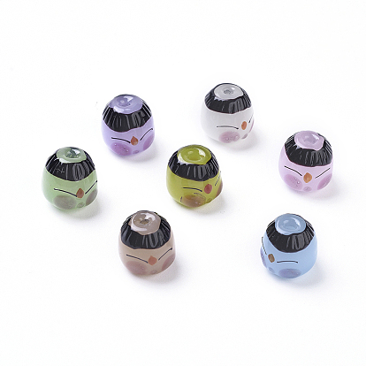 Handmade Lampwork Beads, Cartoon Human