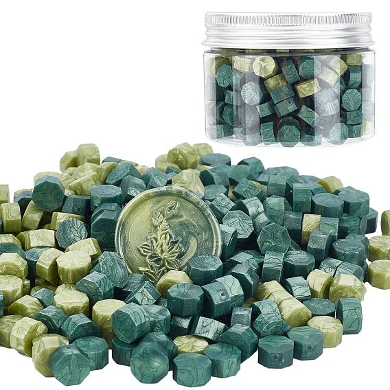 Sealing Wax Particles, for Retro Seal Stamp, Octagon