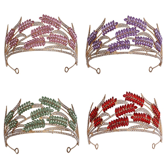 Сплав горный хрусталь ленты для волос, аксессуары для волос для женщин и девочек, свадебный венец